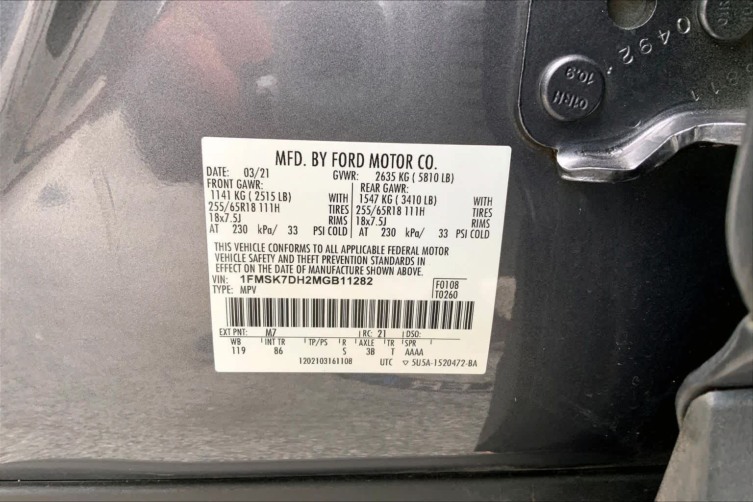 Used 2021 Carbonized Gray Metallic Ford XLT image 31