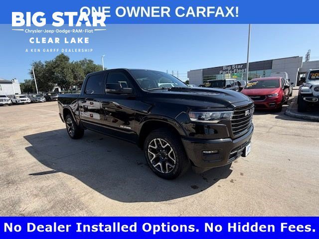 Used 2025 Diamond Black Crystal Pearlcoat Ram Laramie image 1