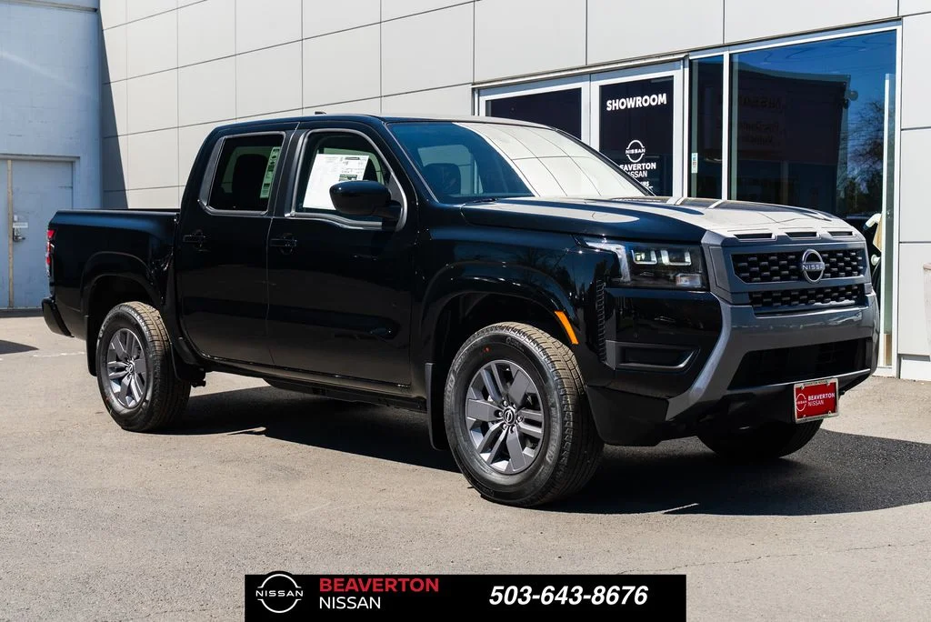 New 2026 Super Black Nissan Crew Cab SV image 1