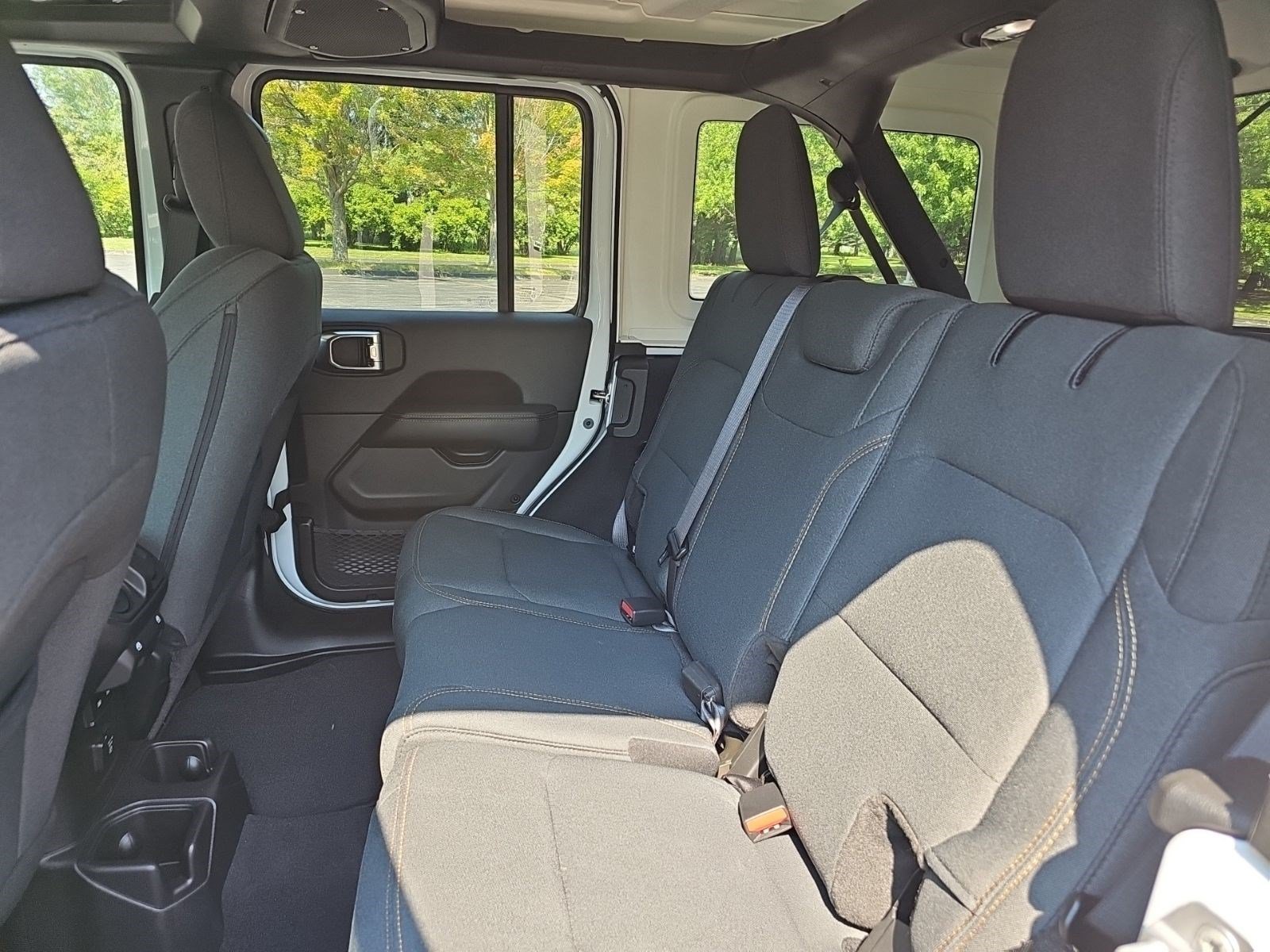 Certified Used 2025 Bright White Clearcoat Jeep Sahara image 16