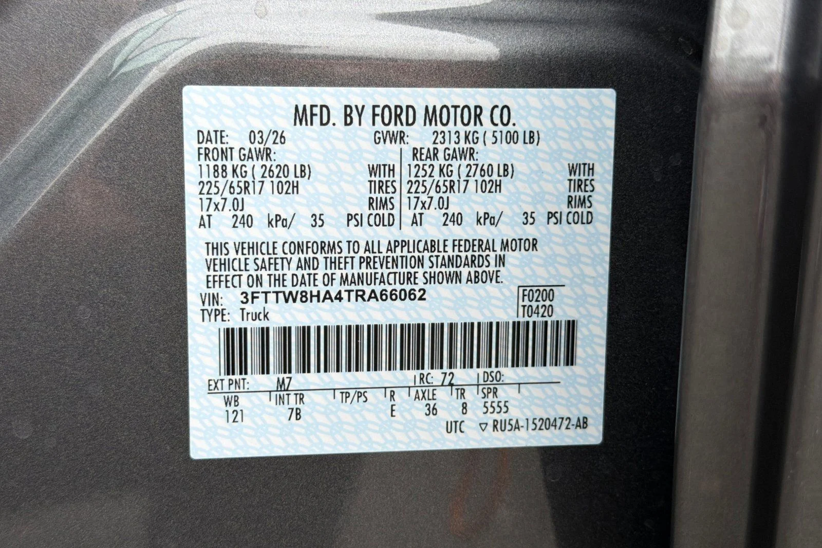 New 2026 Carbonized Gray Metallic Ford XLT image 30