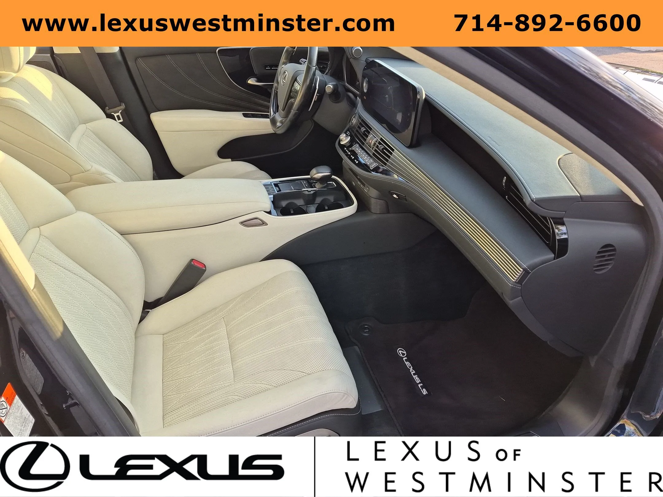 Certified Used 2021 Blue Lexus LS 500 image 5