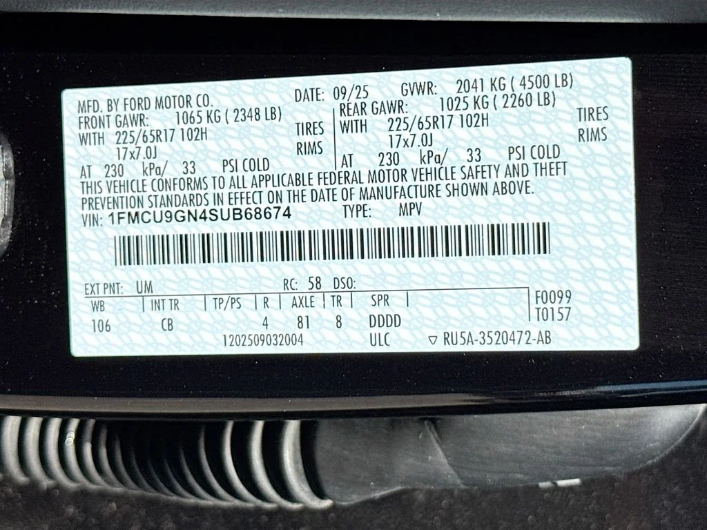 Used 2025 Black Metallic Ford Active image 24