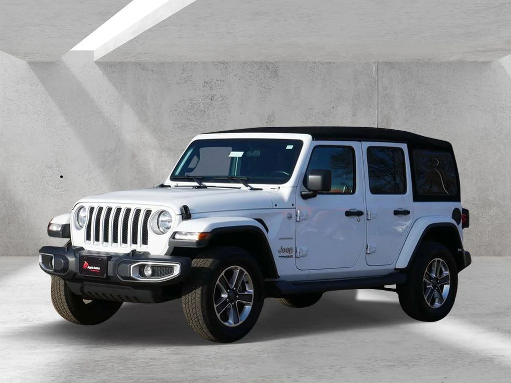 Certified Used 2018 White Jeep Unlimited Sahara image 6