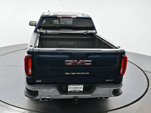 Used 2021 PACIFIC BLUE METALLIC GMC SLT image 35