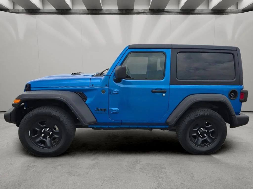 Used 2024 Hydro Blue Pearlcoat Jeep Sport image 2