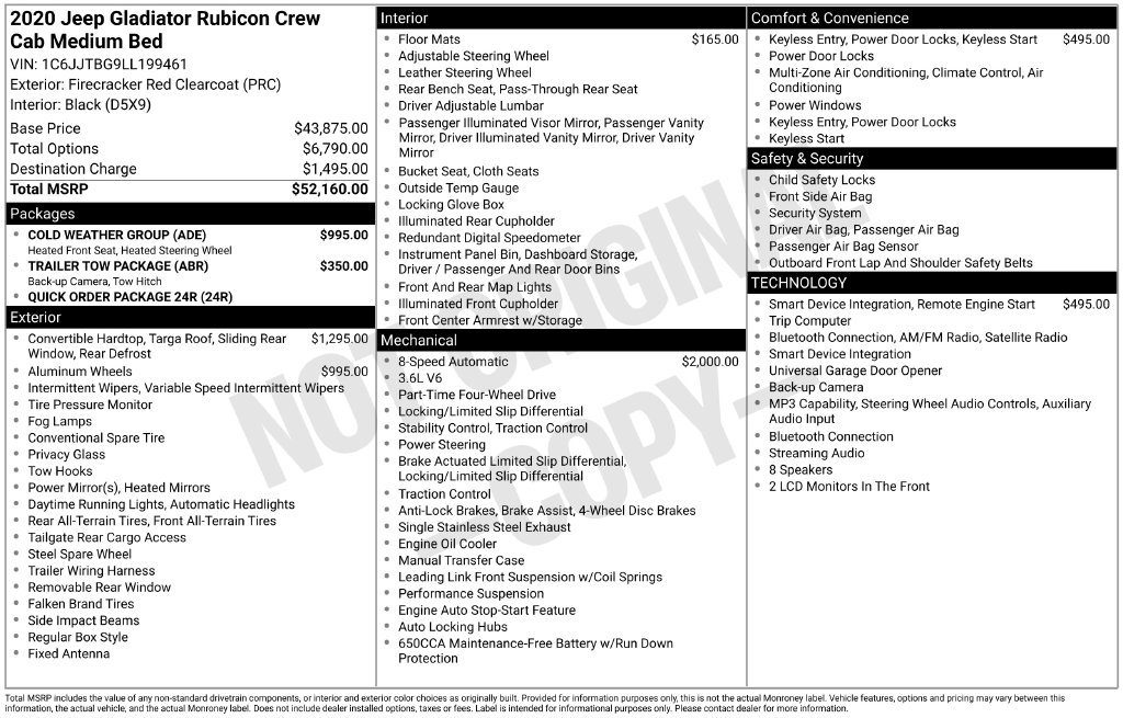 Used 2020 Red Jeep Rubicon image 26