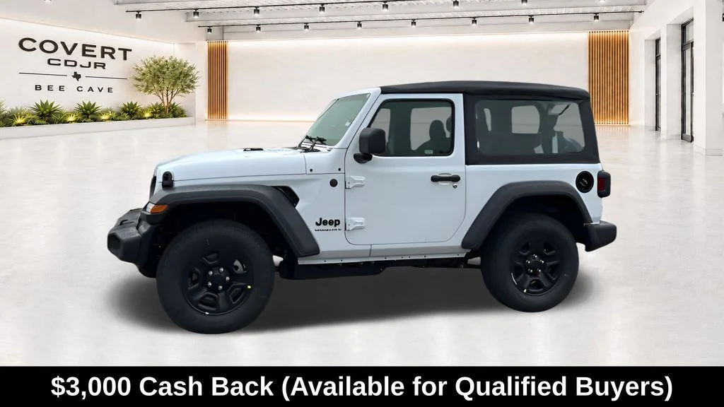 New 2026 Bright White Clear-Coat Exterior Paint Jeep Sport image 5
