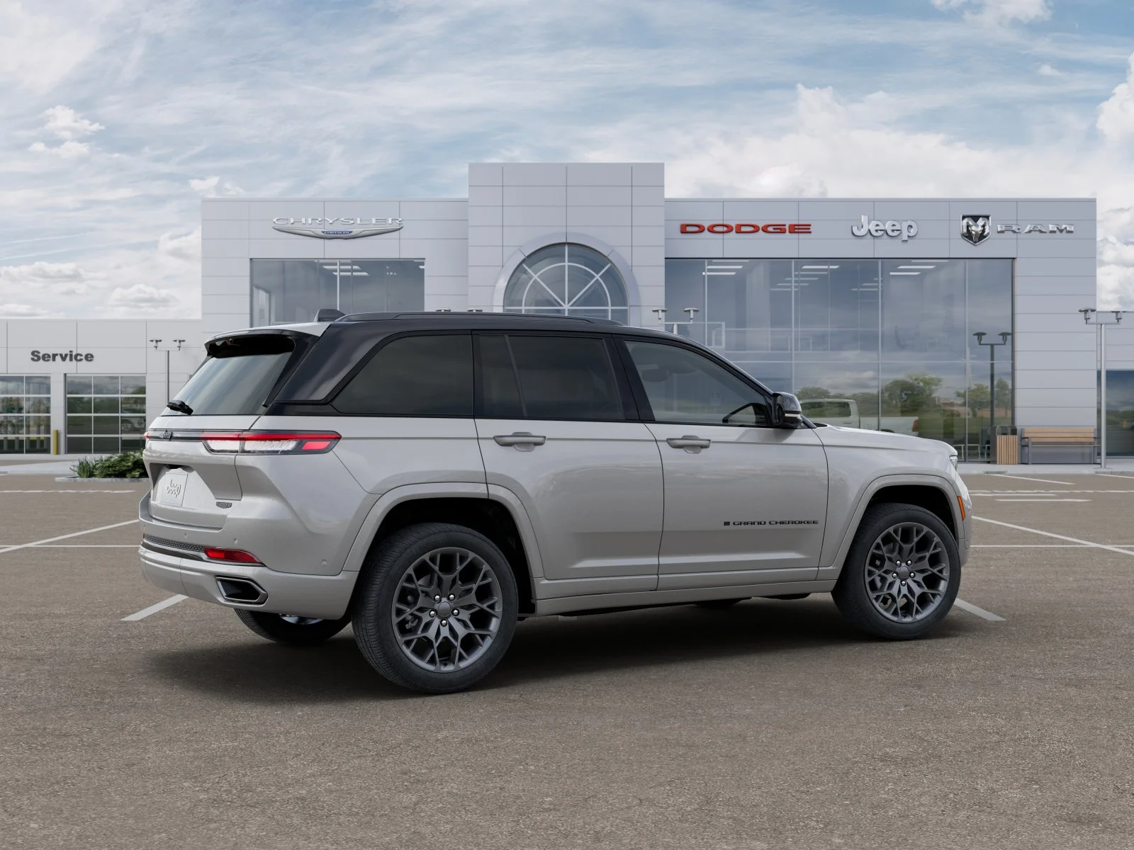 New 2025 Silver Zynith Exterior Paint Jeep Summit Reserve image 44