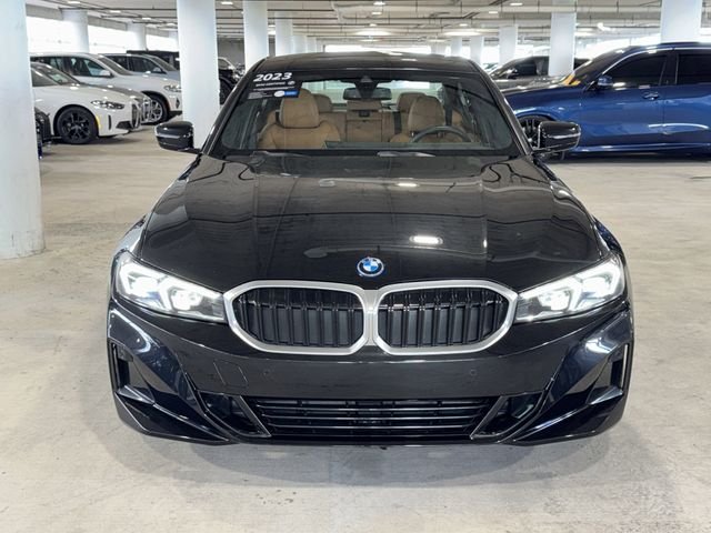 Certified Used 2023 Black Sapphire Metallic BMW 330e iPerformance image 3