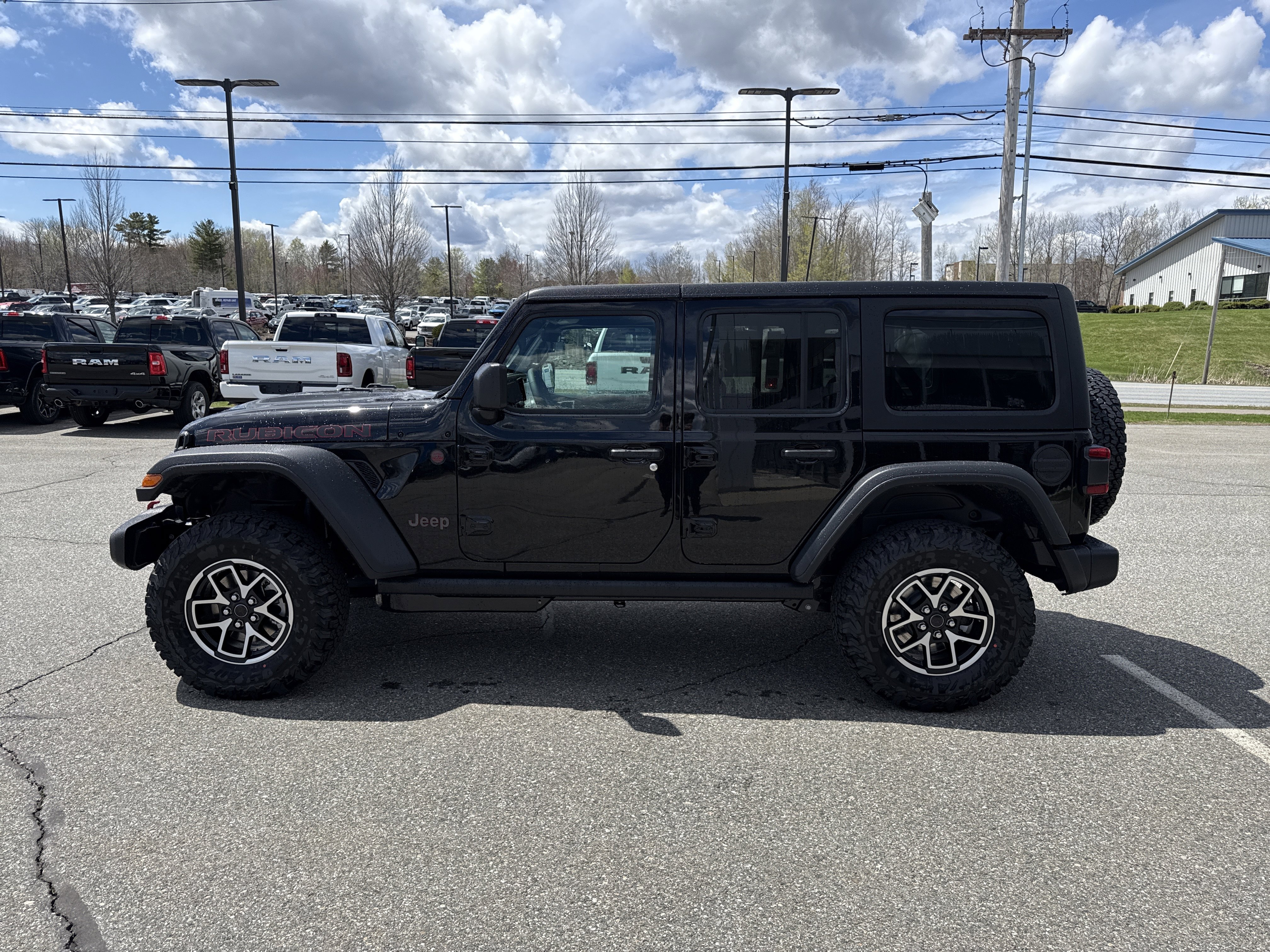 New 2026 Black Clearcoat Jeep Rubicon image 2