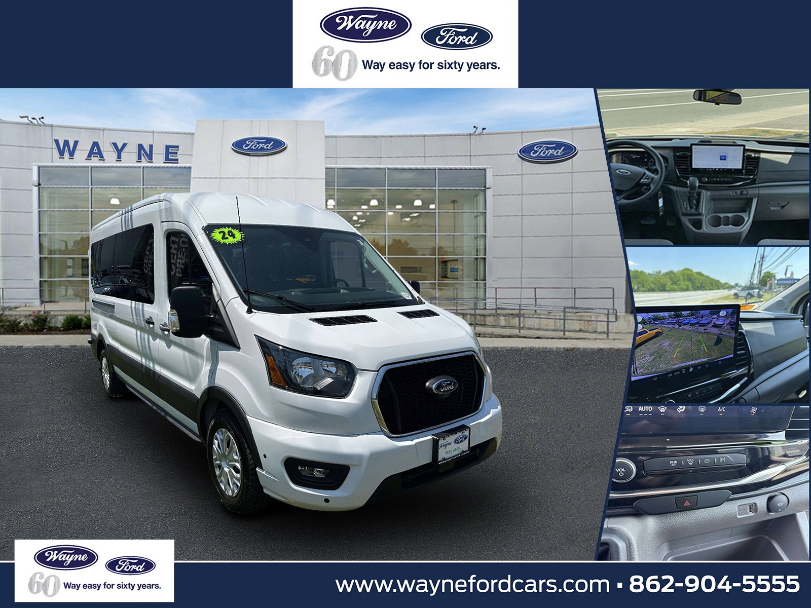 2024 Ford Transit 350 XLT Med Roof Sliding Pass. 148's photo