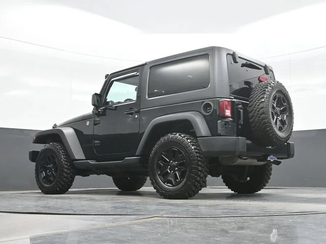 Used 2014 Black Jeep Willys Wheeler image 19