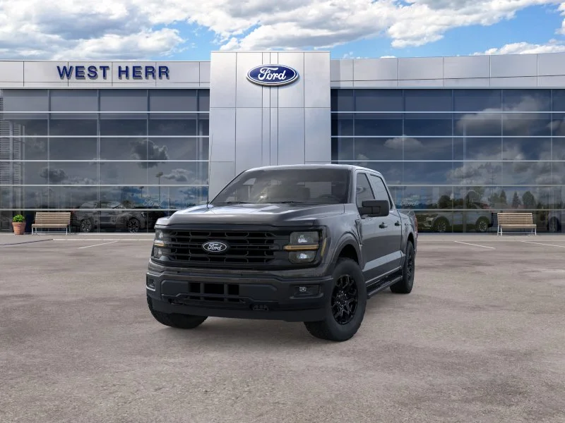 New 2026 Agate Black Metallic Ford XLT image 3