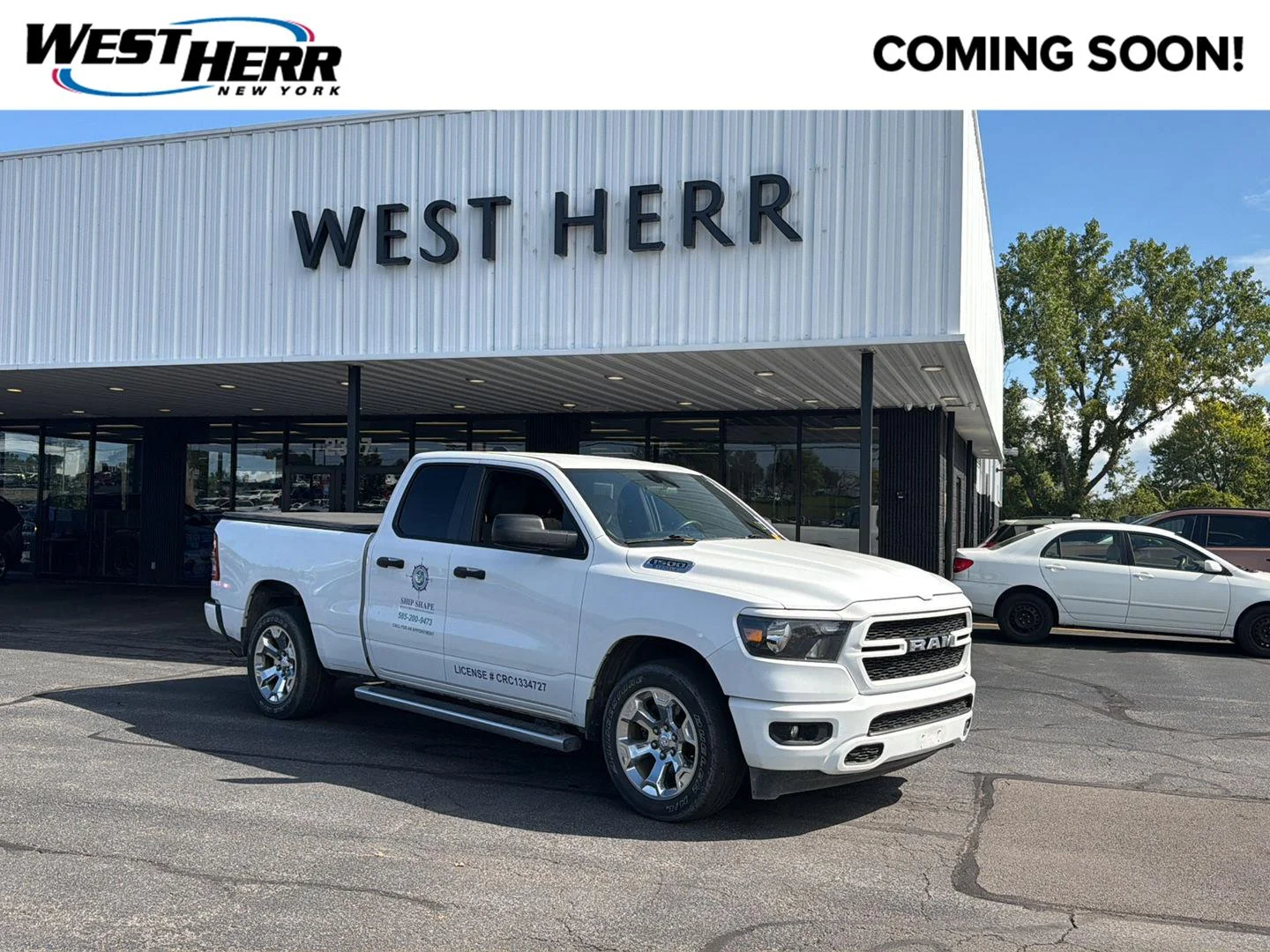 Used 2024 Bright White Clearcoat Ram Tradesman image 1