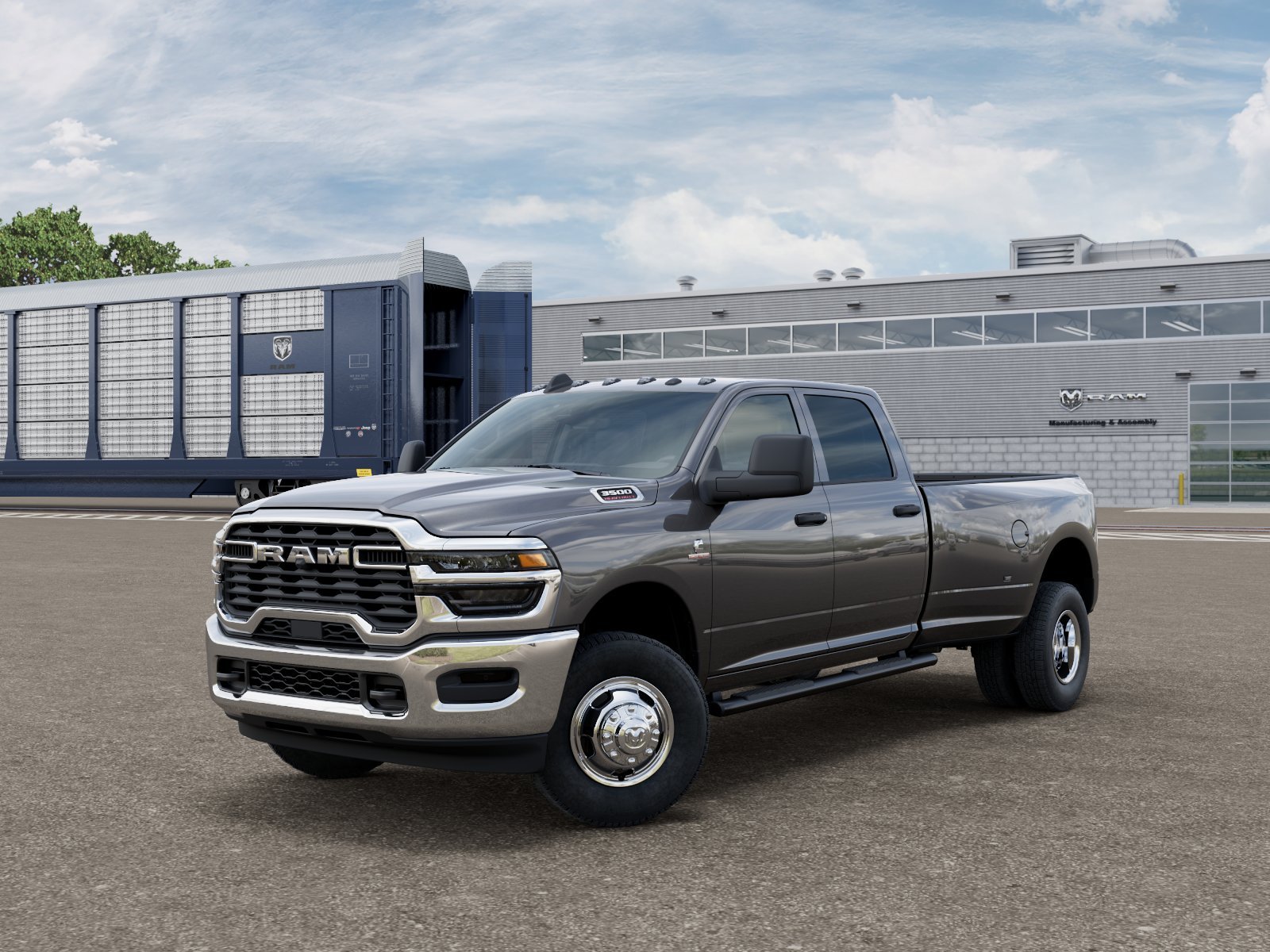 New 2026 Granite Crystal Metallic Clear-Coat Exterior Paint RAM Tradesman image 1