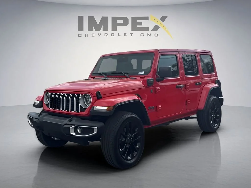 Used 2025 Red Jeep Sahara image 1