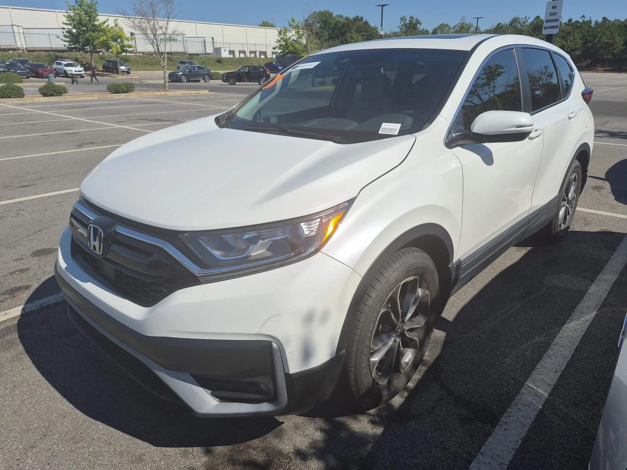 Used 2020 Platinum White Pearl Honda EX-L image 2