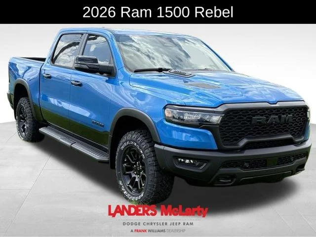 New 2026 Hydro Blue Pearl-Coat Exterior Paint RAM Rebel image 2
