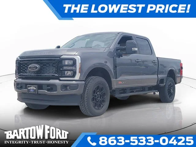 New 2026 Gray Metallic Ford Lariat image 1