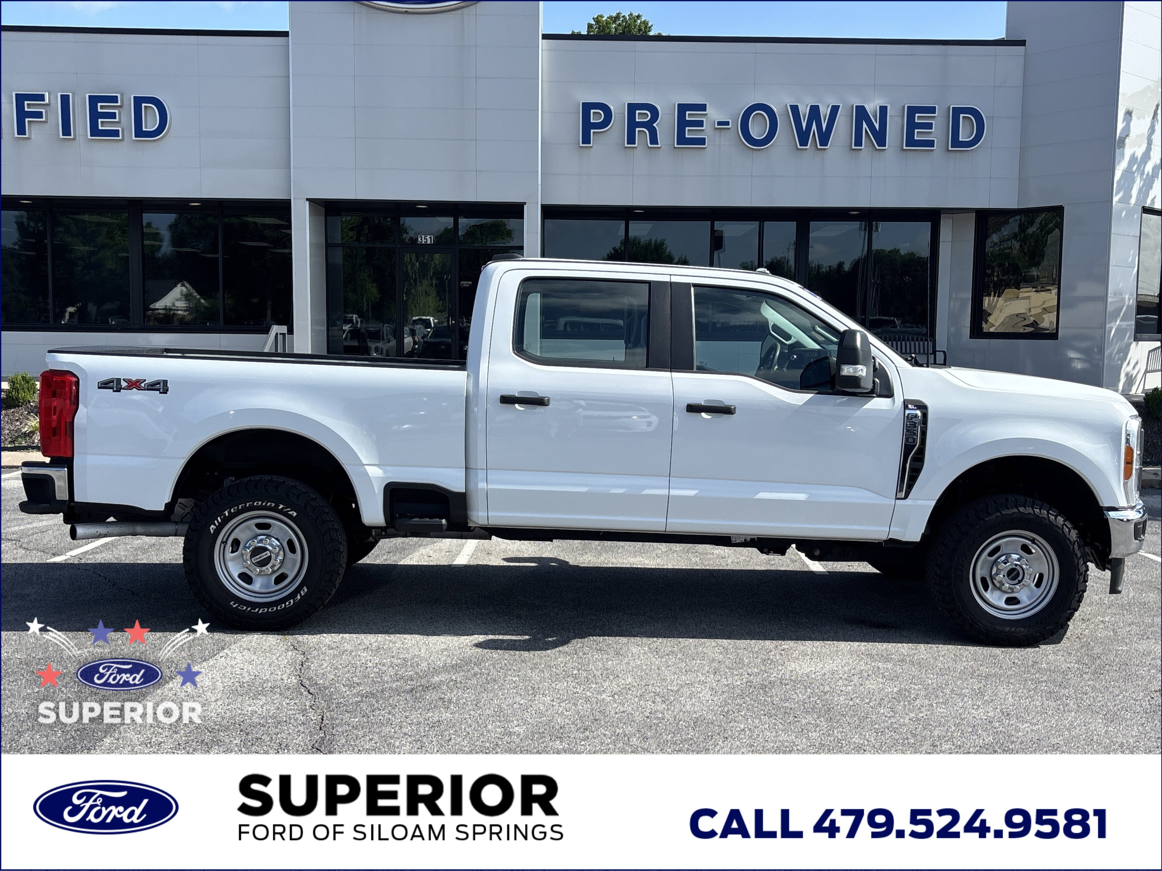 Used 2023 Oxford White Ford XL Crew Cab 4WD image 2