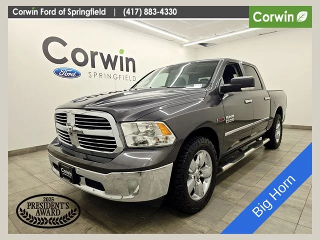 Used 2017 Granite Crystal Clearcoat Metallic Ram Big Horn image 1