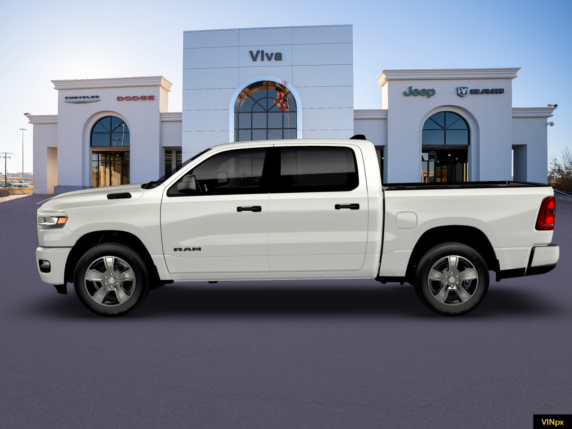 New 2026 Bright White Clear-Coat Exterior Paint RAM  image 15