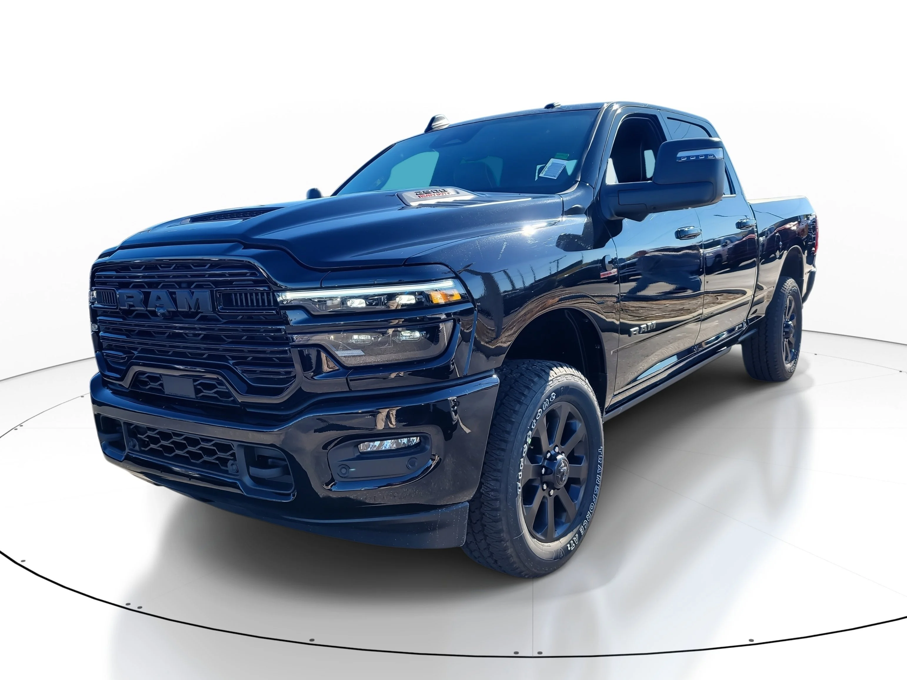 New 2026 Diamond Black Crystal Pearlcoat Ram Laramie image 4