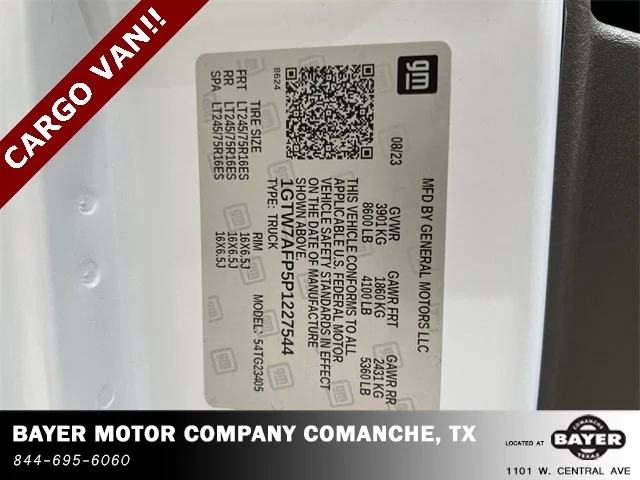 2023 GMC Savana Cargo Work Van - Photo 35