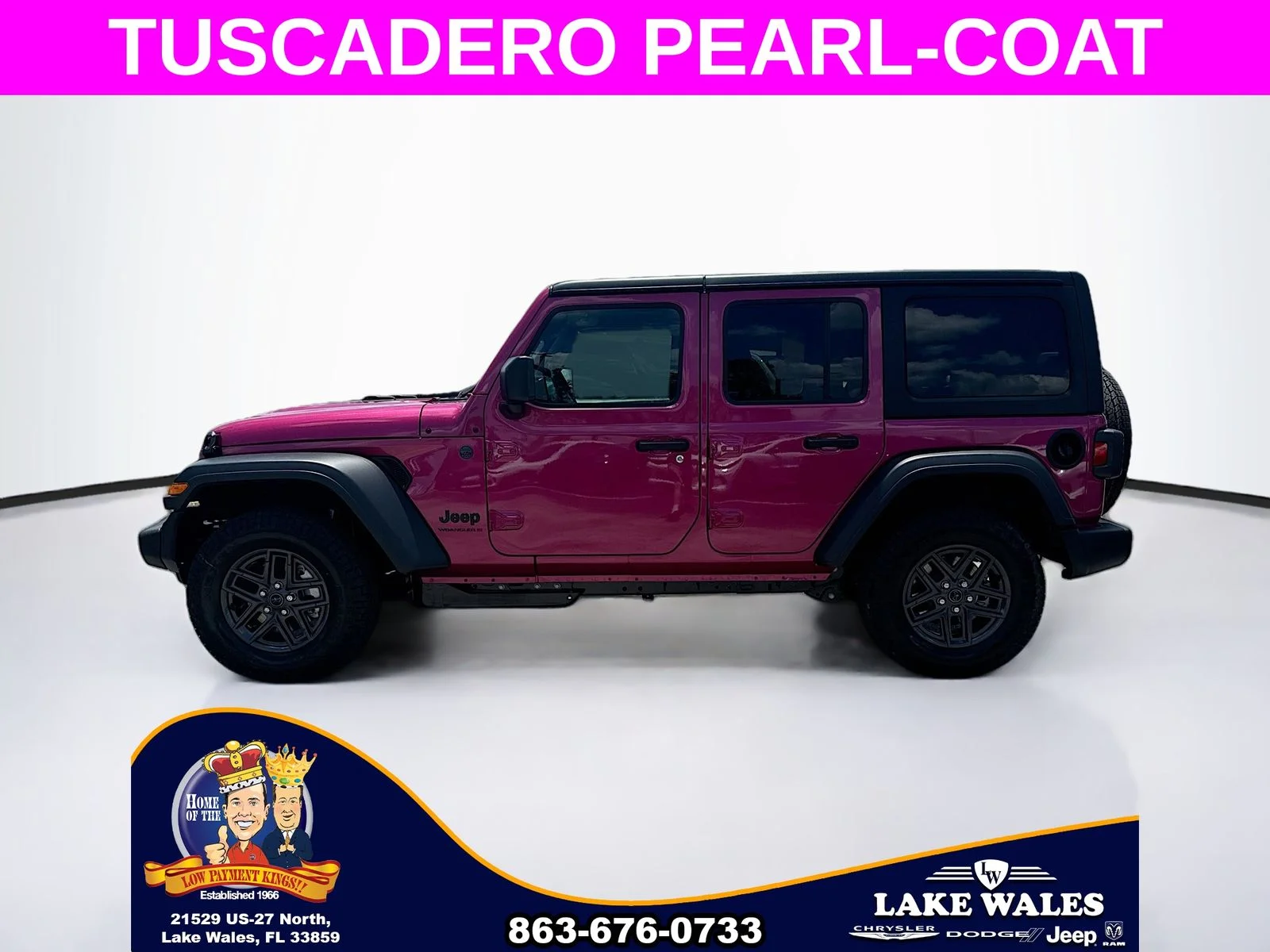 New 2026 Tuscadero Pearl-Coat Exterior Paint Jeep Sport S image 3