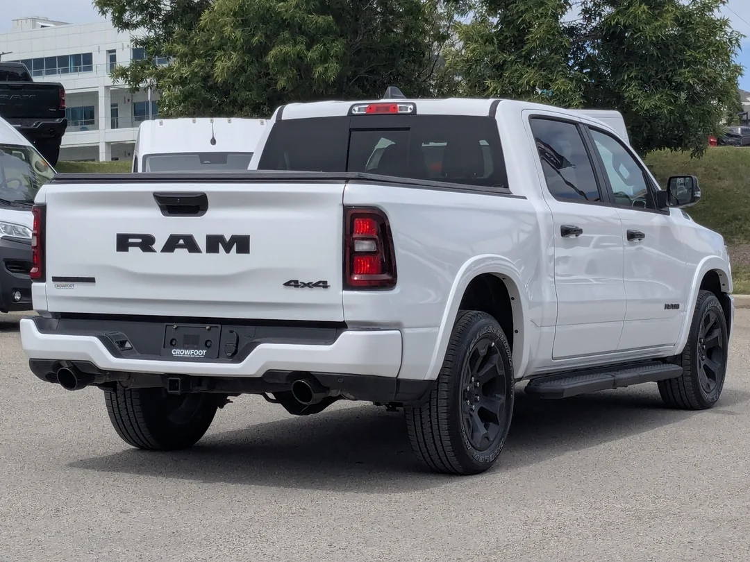 Certified Used 2025 White RAM Big Horn - - 4x4 - Night Edition - Tonneau Cover - Level II - Alpine Audio & More! image 8