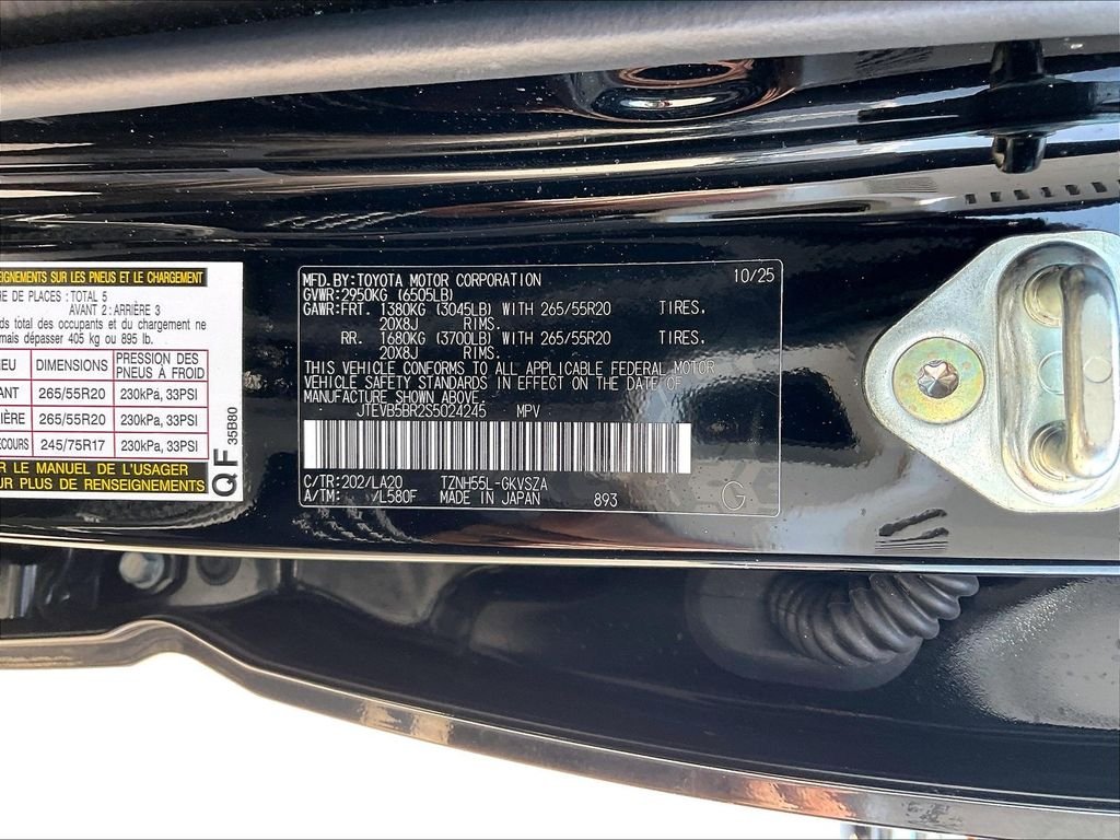 Used 2025 Black Toyota Limited image 33