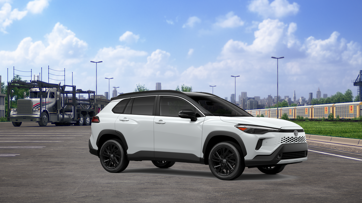 New 2026 Wind Chill Pearl with Jet Black roof Toyota Hybrid XSE image 24
