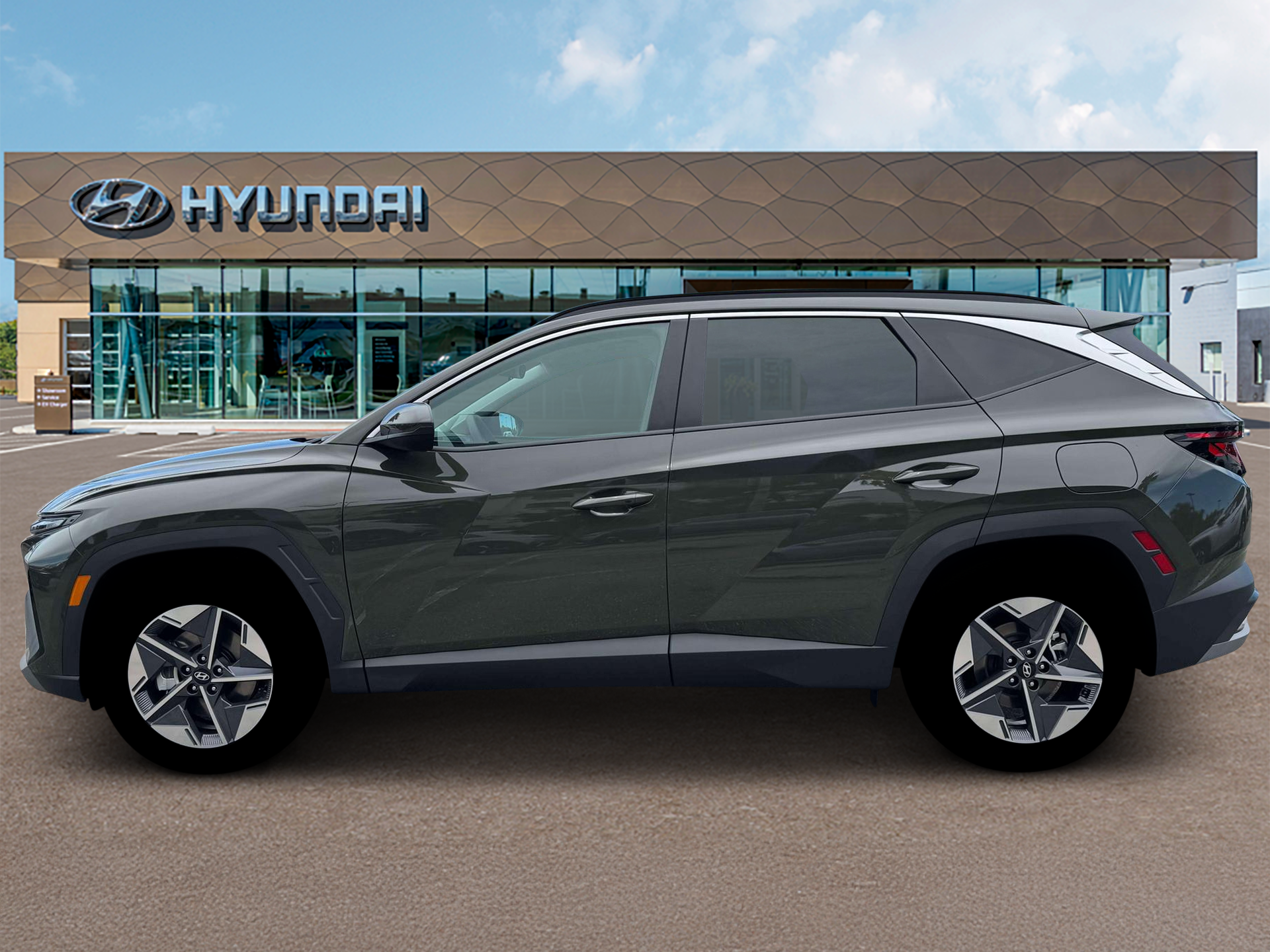 New 2026 Green Hyundai SEL FWD image 3
