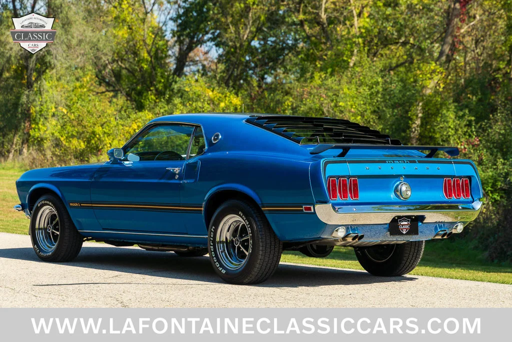 Used 1969 Blue Ford Mach 1 image 4