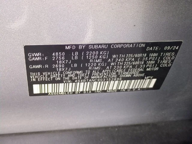 Used 2025 Silver Subaru Limited image 40