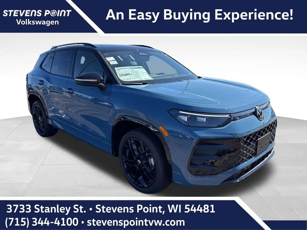 New 2026 Monterey Blue w/Deep Black Roof Volkswagen 2.0T SE R-Line Black image 7