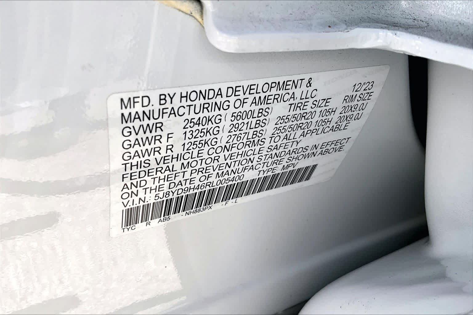Used 2024 Platinum White Pearl Acura w/Technology Package image 35