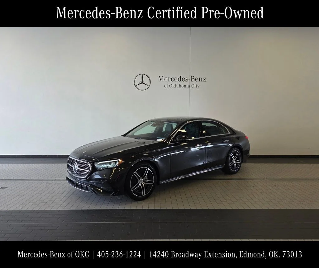 Certified Used 2025 Gray Mercedes-Benz E 350 image 1