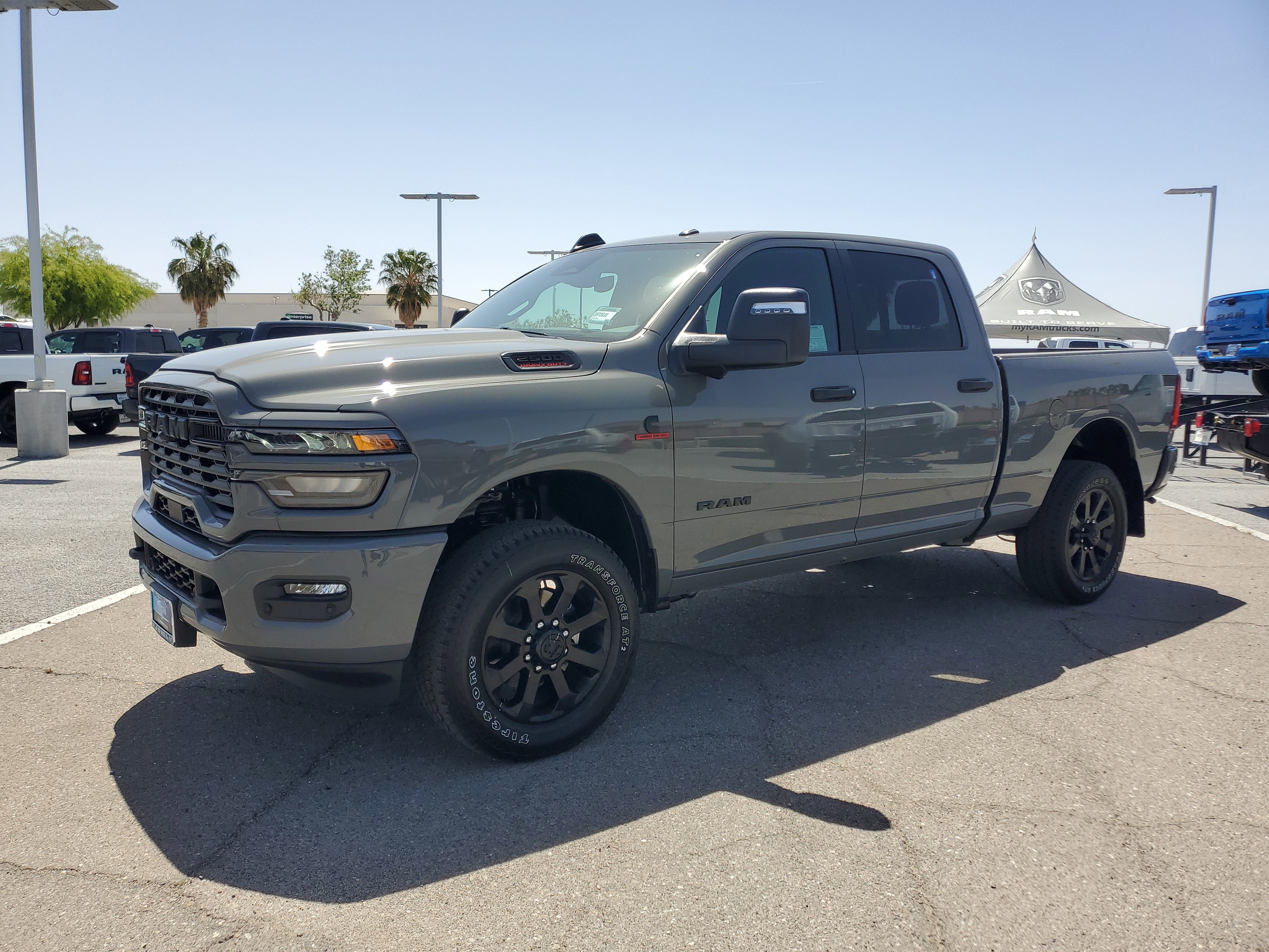 New 2026 Ceramic Gray Clearcoat RAM Big Horn image 7