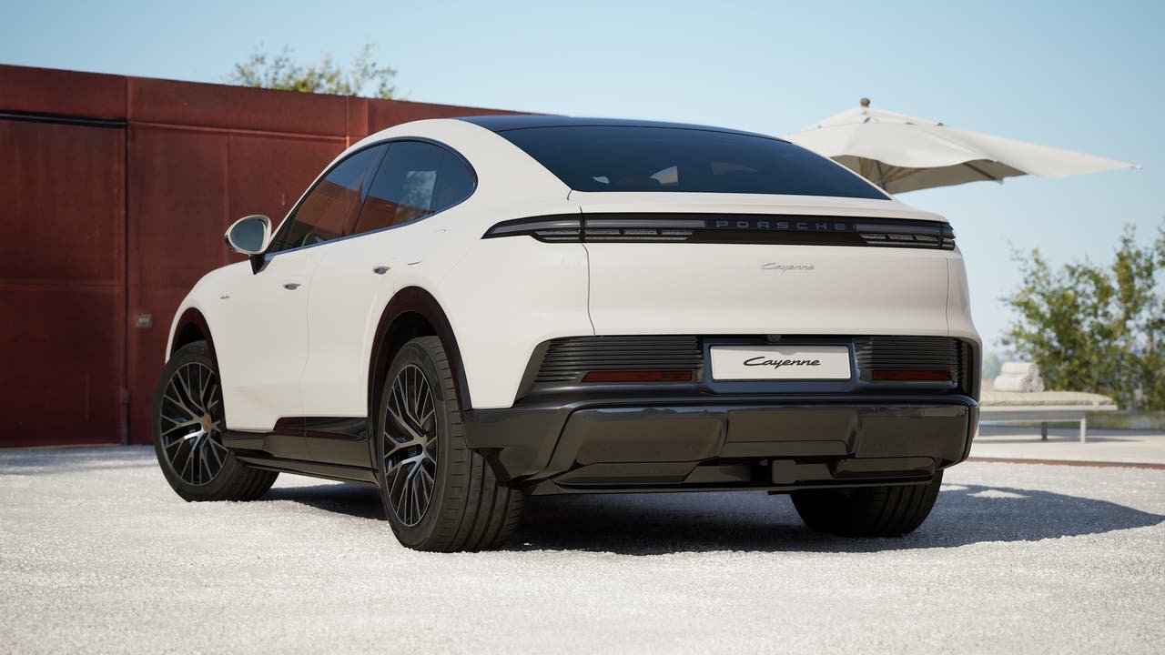 New 2026 White Porsche Coupe Electric image 3