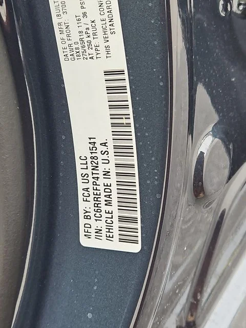New 2026 Forged Blue Metallic Exterior Paint RAM Big Horn/Lone Star image 28