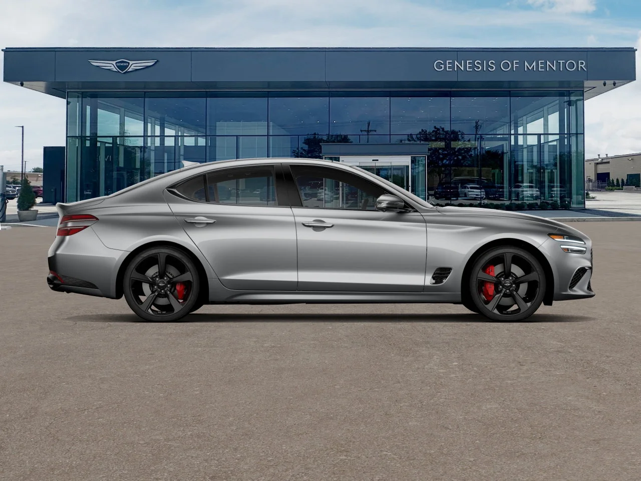 New 2026 Savile Silver Metallic Genesis 3.3T AWD Sport Prestige image 4