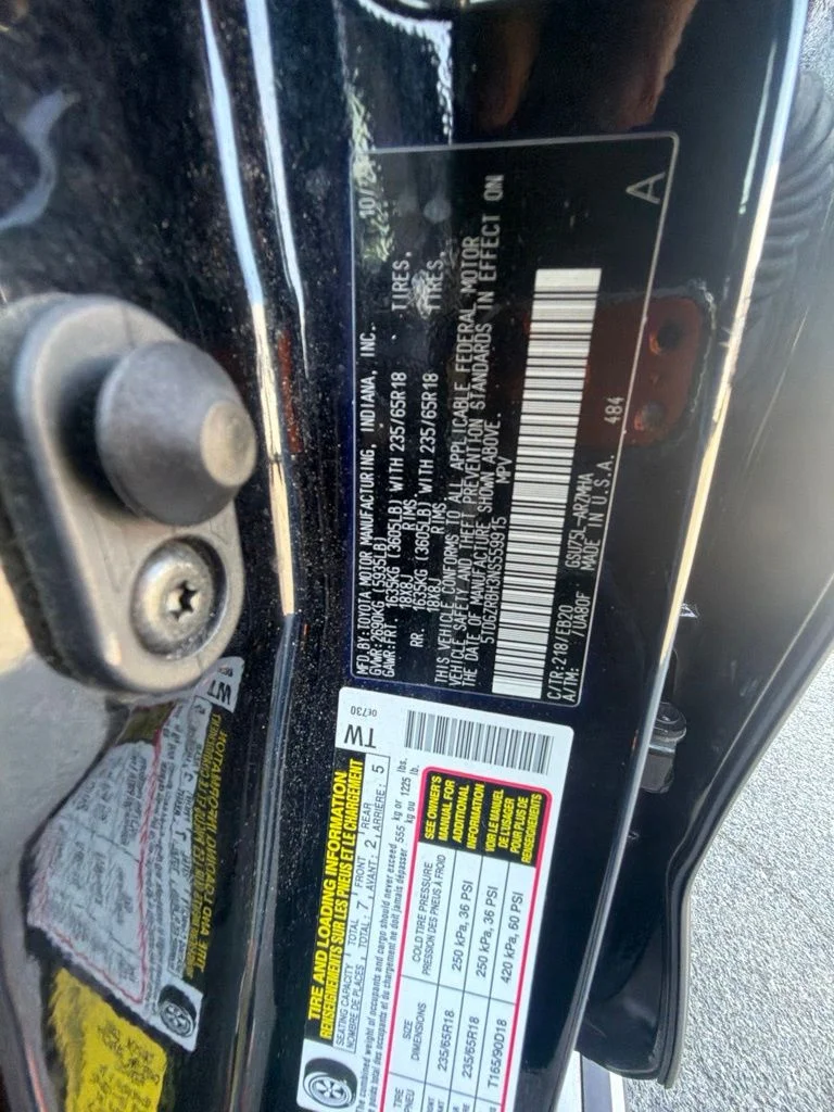 Used 2022 Black Toyota XLE image 49