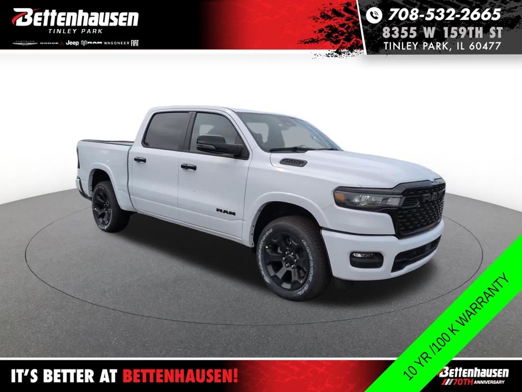 New 2026 Bright White Clear-Coat Exterior Paint RAM Big Horn/Lone Star image 3
