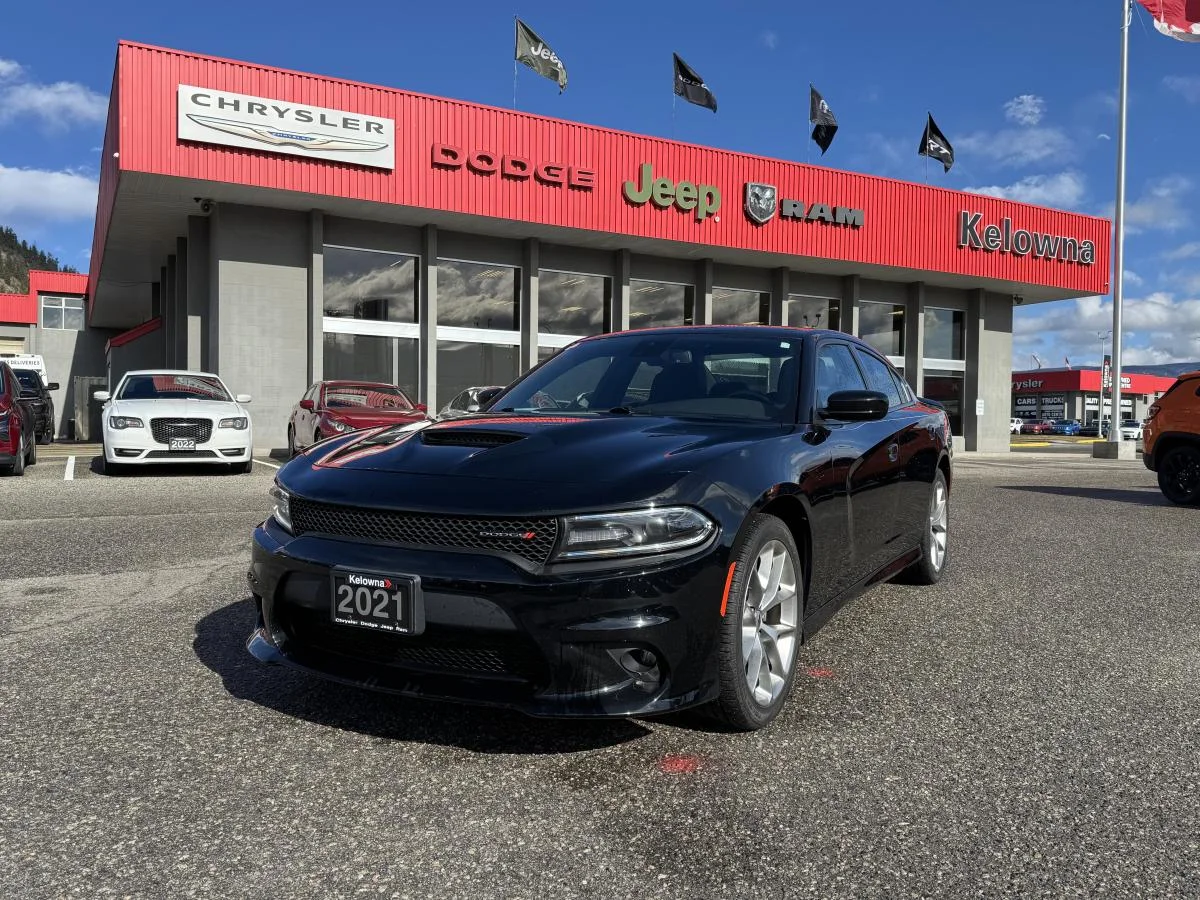 Used 2021 Black Dodge GT RWD image 1