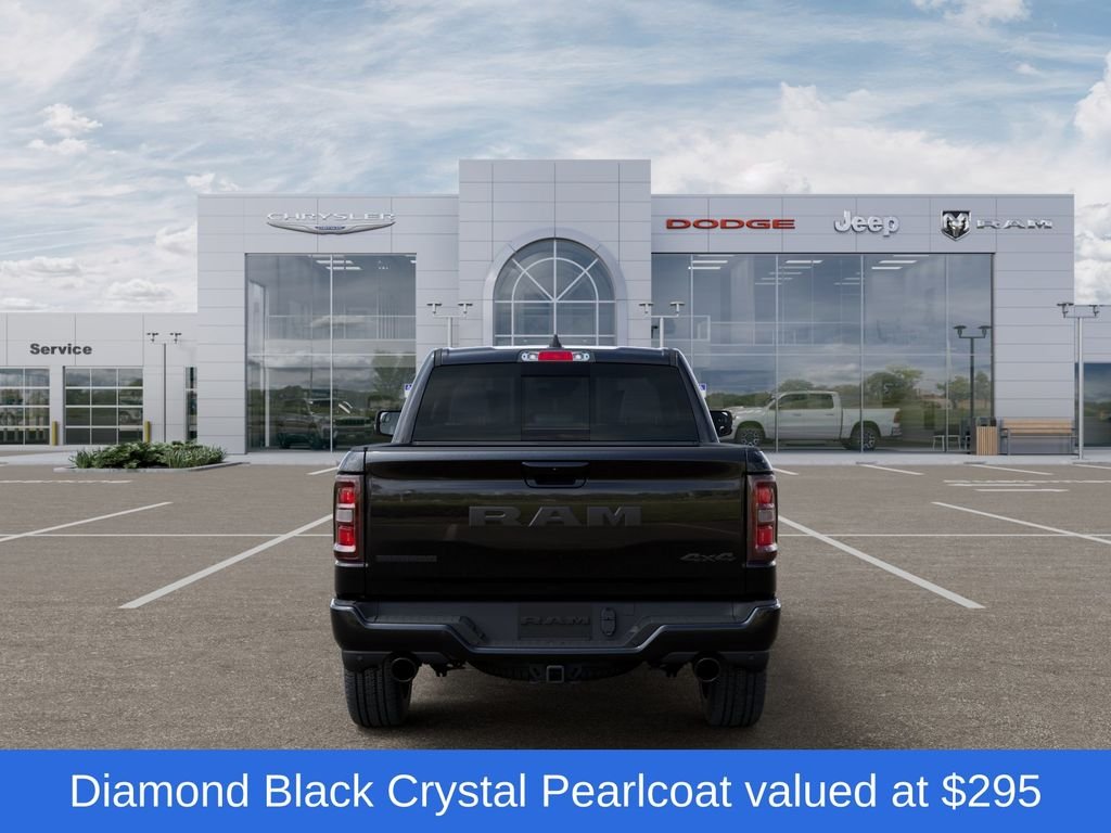 New 2026 Diamond Black Crystal Pearl-Coat Exterior Paint RAM Big Horn/Lone Star image 8