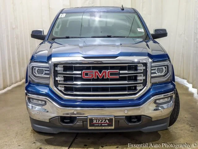 Certified Used 2018 STONE BLUE METALLIC GMC SLT image 7