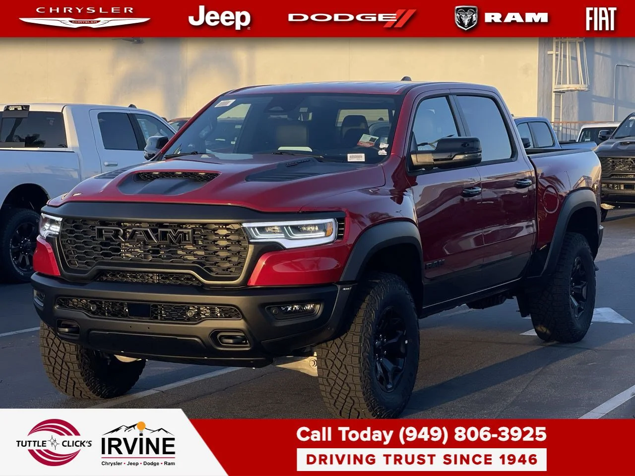 New 2027 Molten Red Pearl-Coat Exterior Paint RAM RHO image 9
