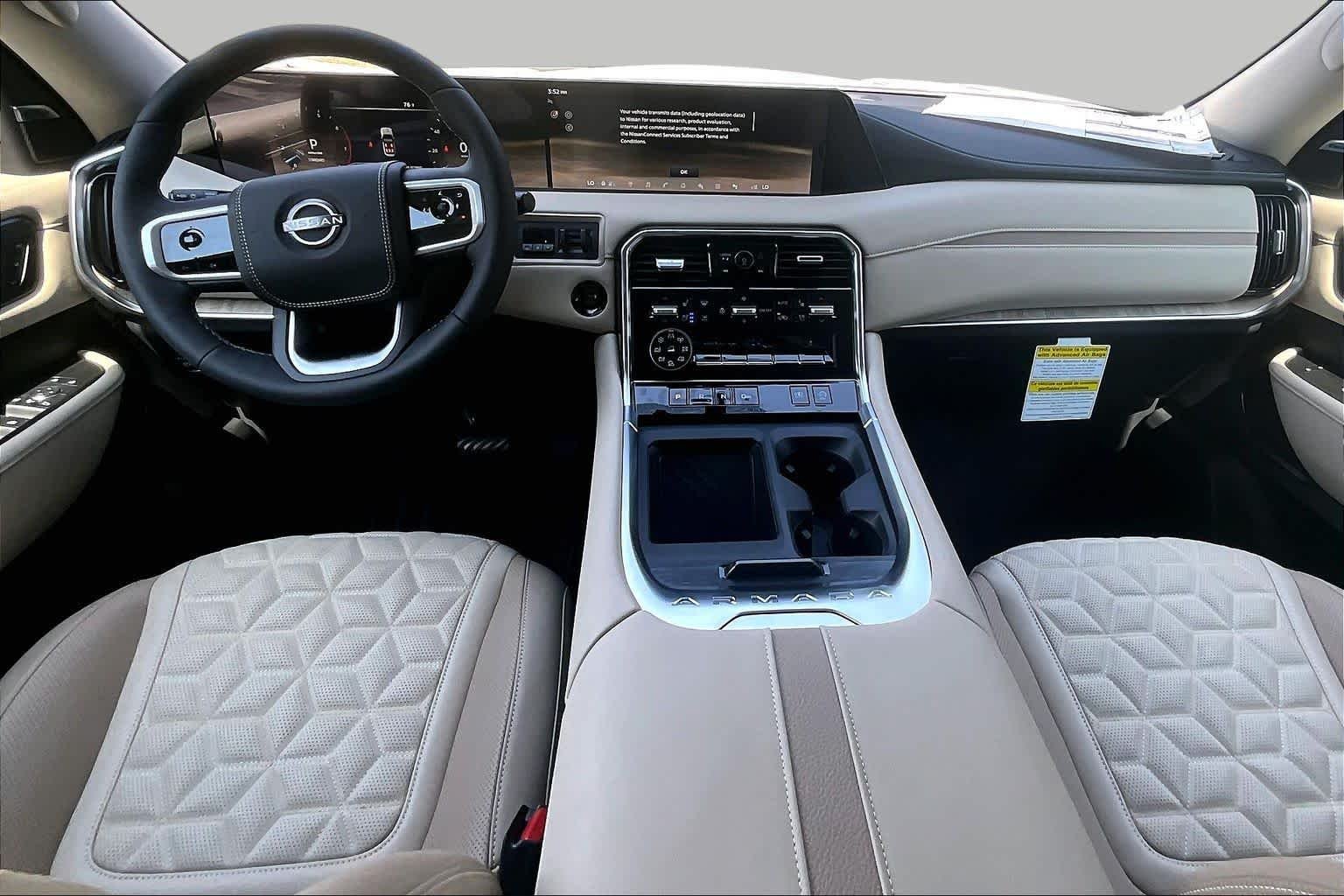 New 2026 Everest White TriCoat / Super Black Two-tone Nissan Platinum Reserve image 5